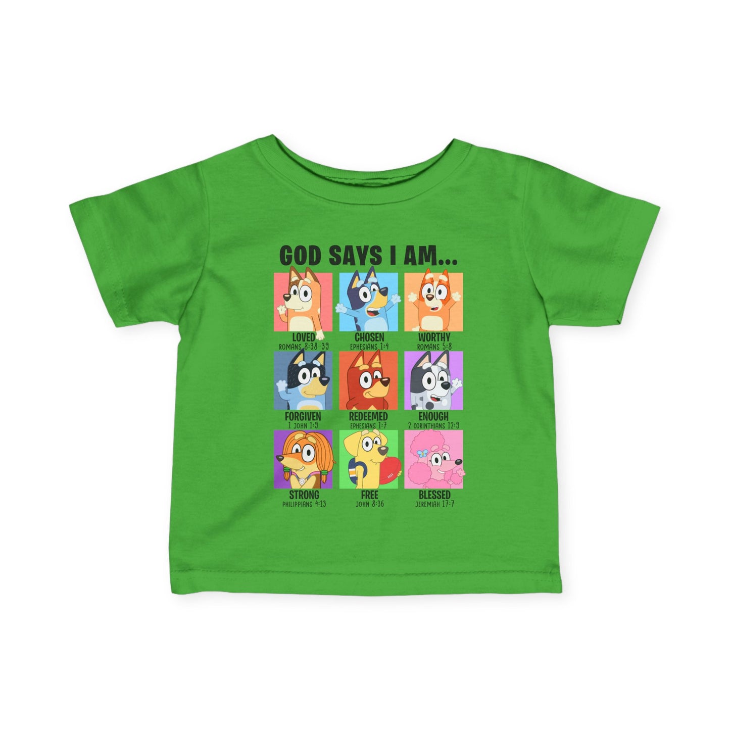 God Says I Am, Bluey - Toddler T-Shirt