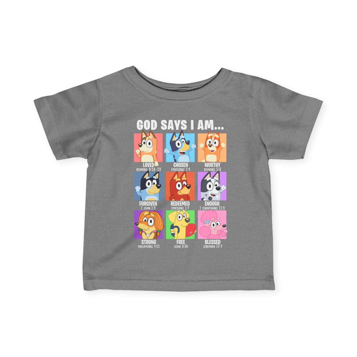 God Says I Am, Bluey - Toddler T-Shirt