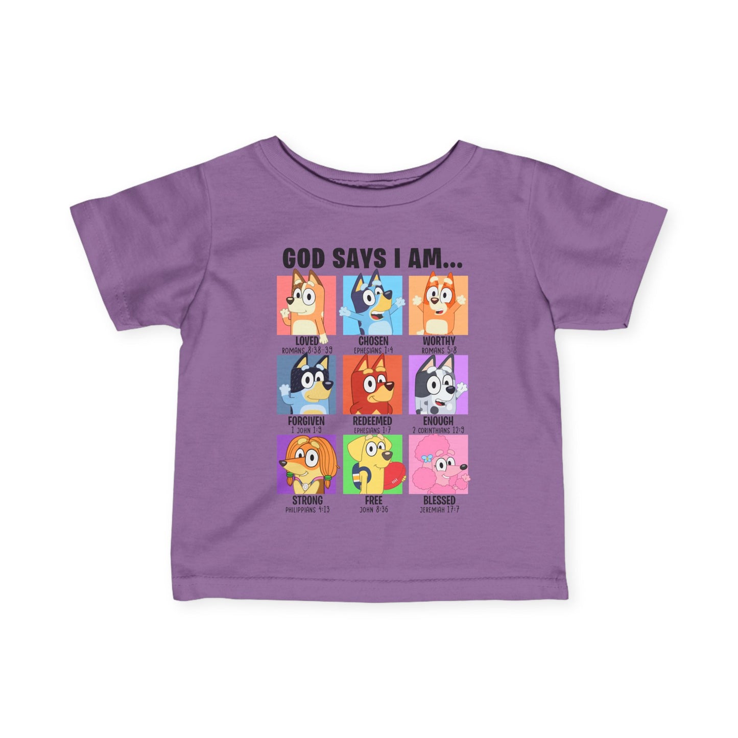 God Says I Am, Bluey - Toddler T-Shirt