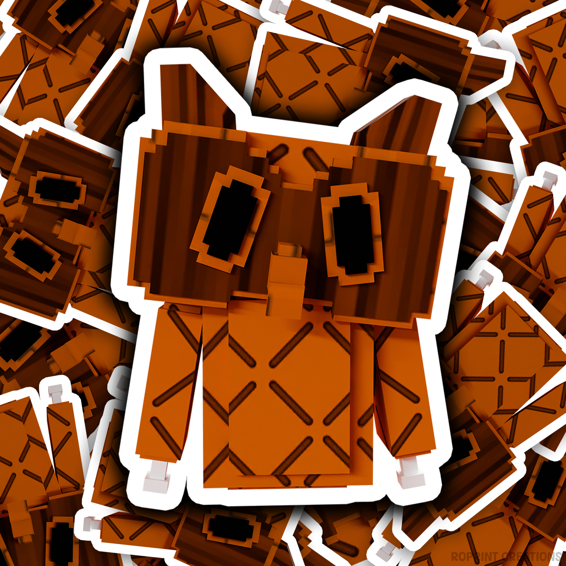 Brighten up your belongings with this adorable Grow A Garden Cooked Owl sticker! Perfect for decorating notebooks, laptops, and party favors — the best gift for Roblox Grow A Garden fans.