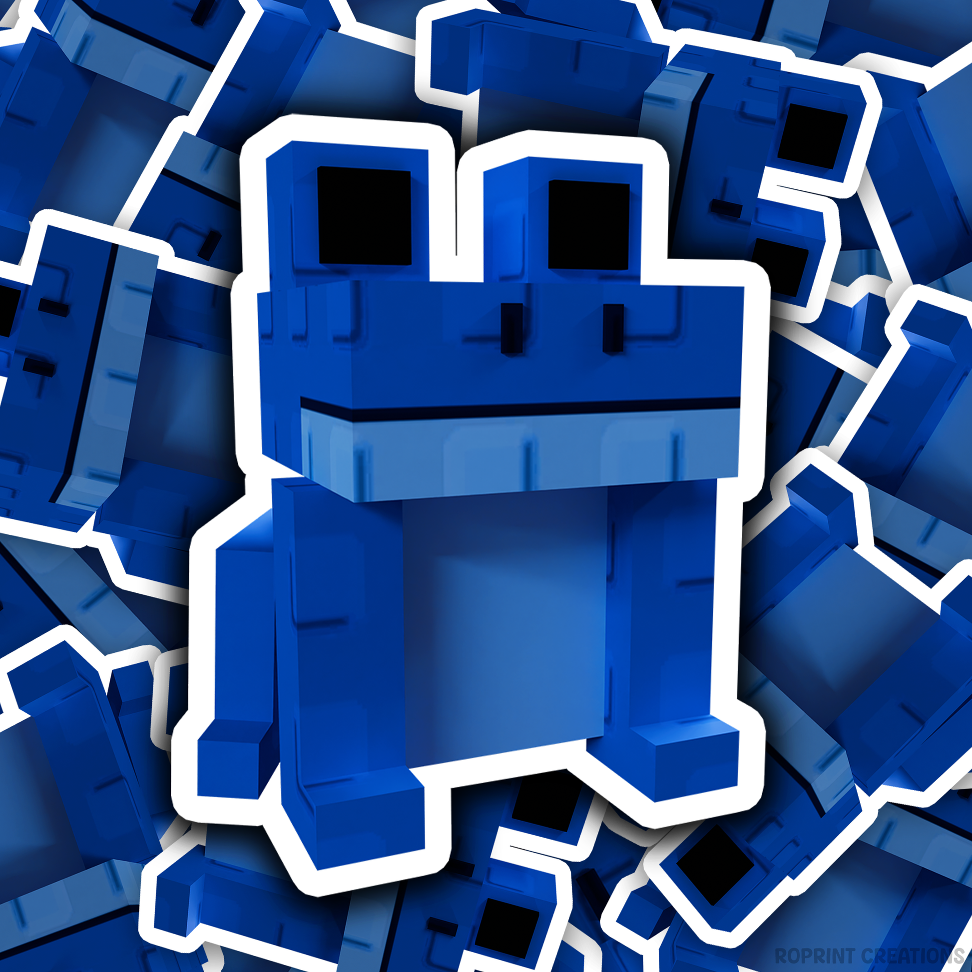 Brighten up your belongings with this adorable Grow A Garden Echo Frog sticker! Perfect for decorating notebooks, laptops, and party favors — the best gift for Roblox Grow A Garden fans.