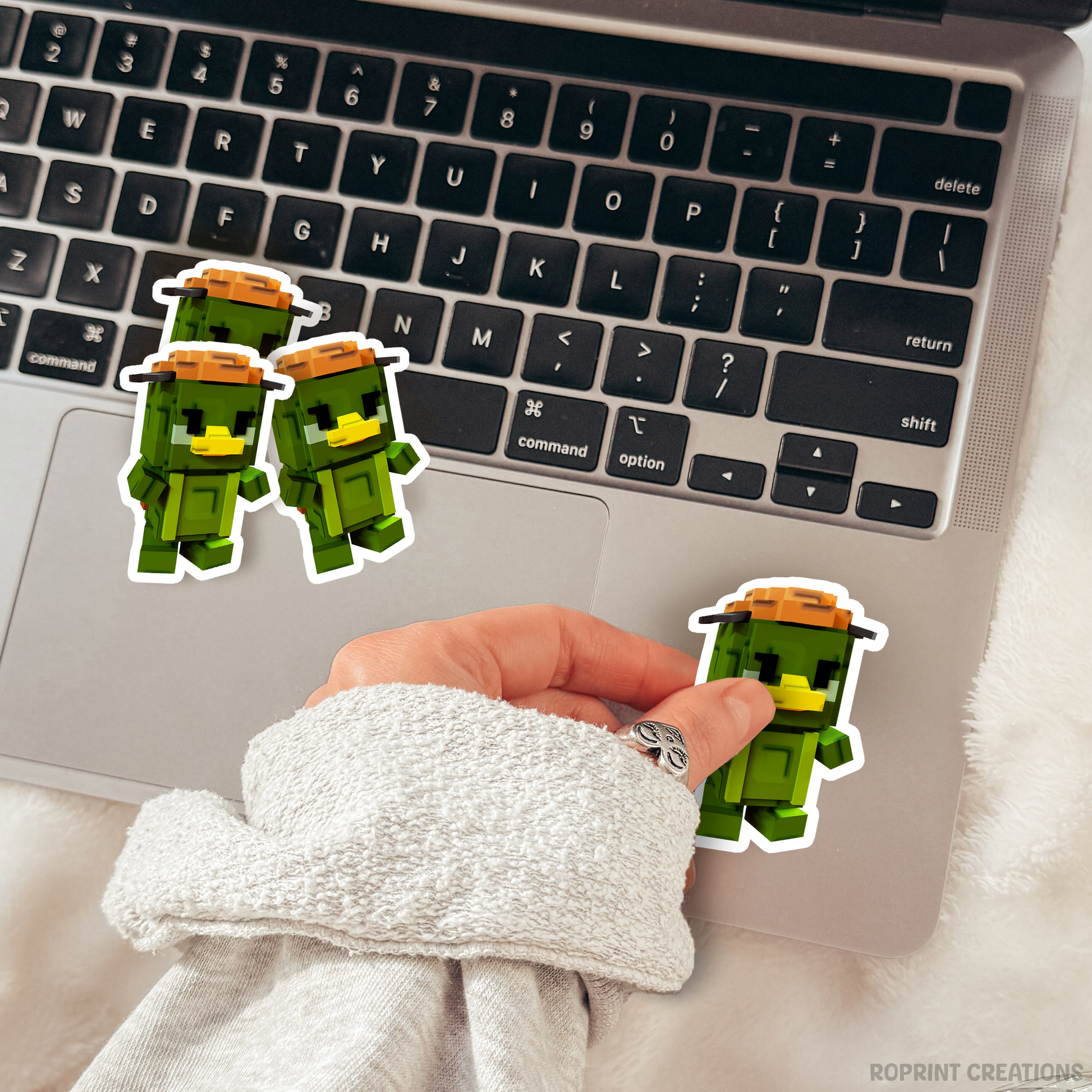 Brighten up your belongings with this adorable Grow A Garden Kappa sticker! Perfect for decorating notebooks, laptops, and party favors — the best gift for Roblox Grow A Garden fans.