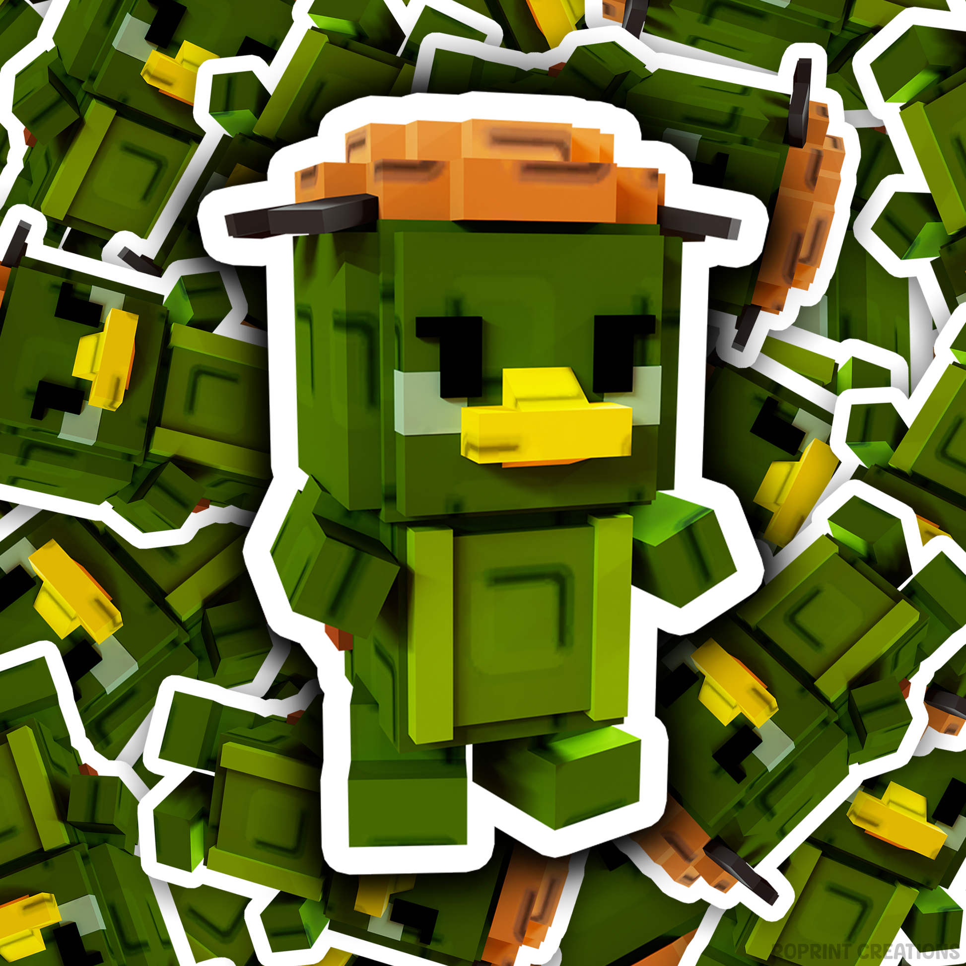 Brighten up your belongings with this adorable Grow A Garden Kappa sticker! Perfect for decorating notebooks, laptops, and party favors — the best gift for Roblox Grow A Garden fans.