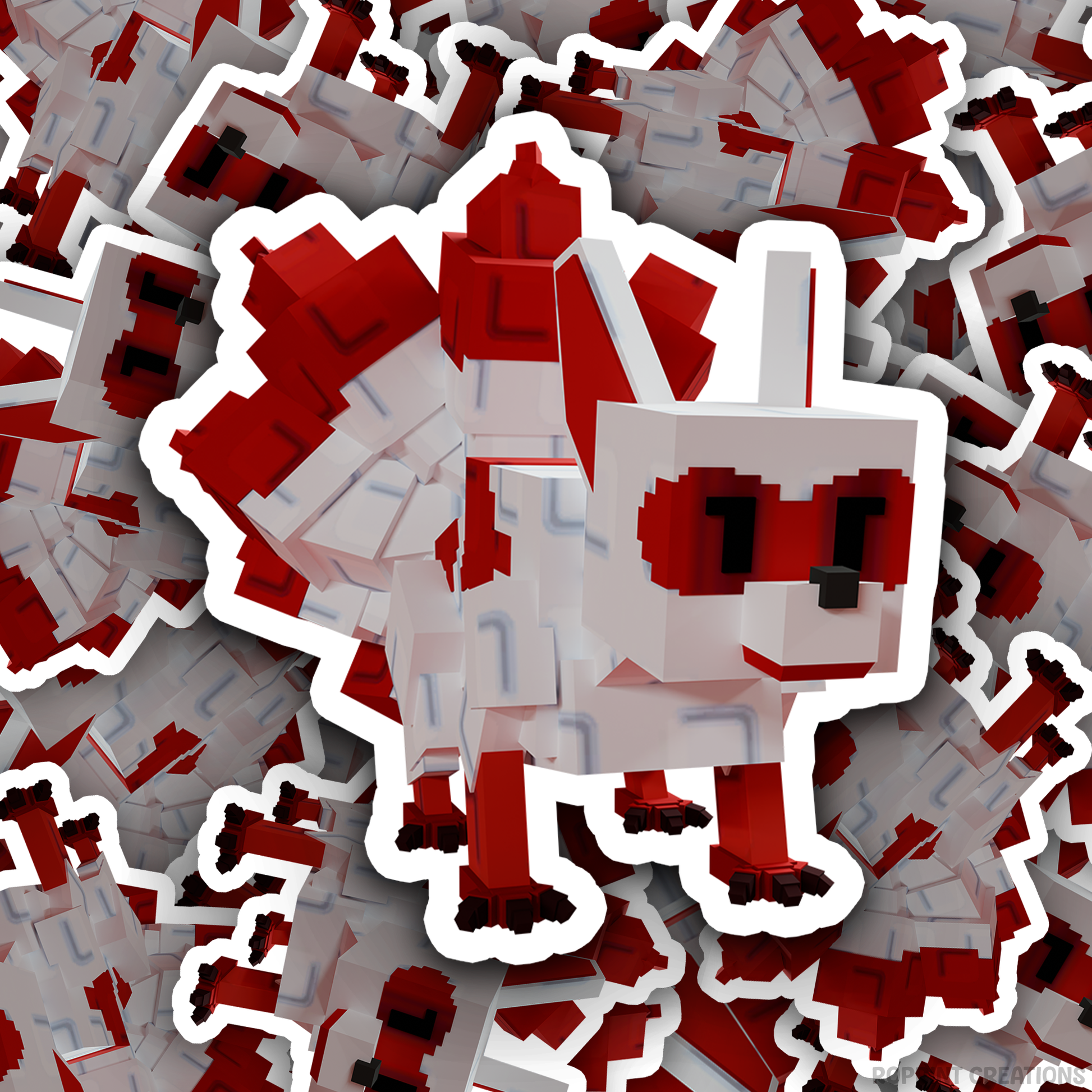 Brighten up your belongings with this adorable Grow A Garden Kitsune sticker! Perfect for decorating notebooks, laptops, and party favors — the best gift for Roblox Grow A Garden fans.