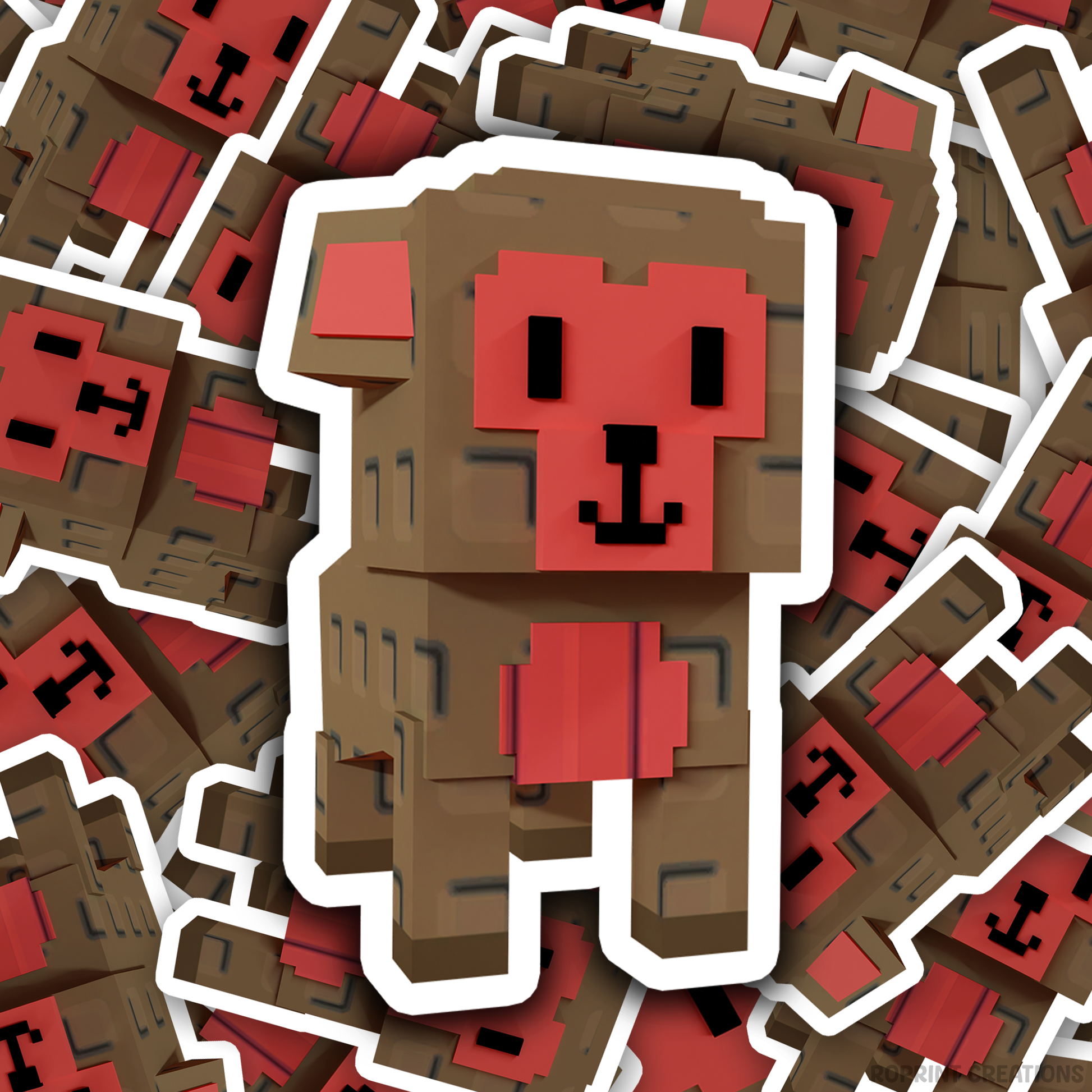 Brighten up your belongings with this adorable Grow A Garden Nihonzaru sticker! Perfect for decorating notebooks, laptops, and party favors — the best gift for Roblox Grow A Garden fans.
