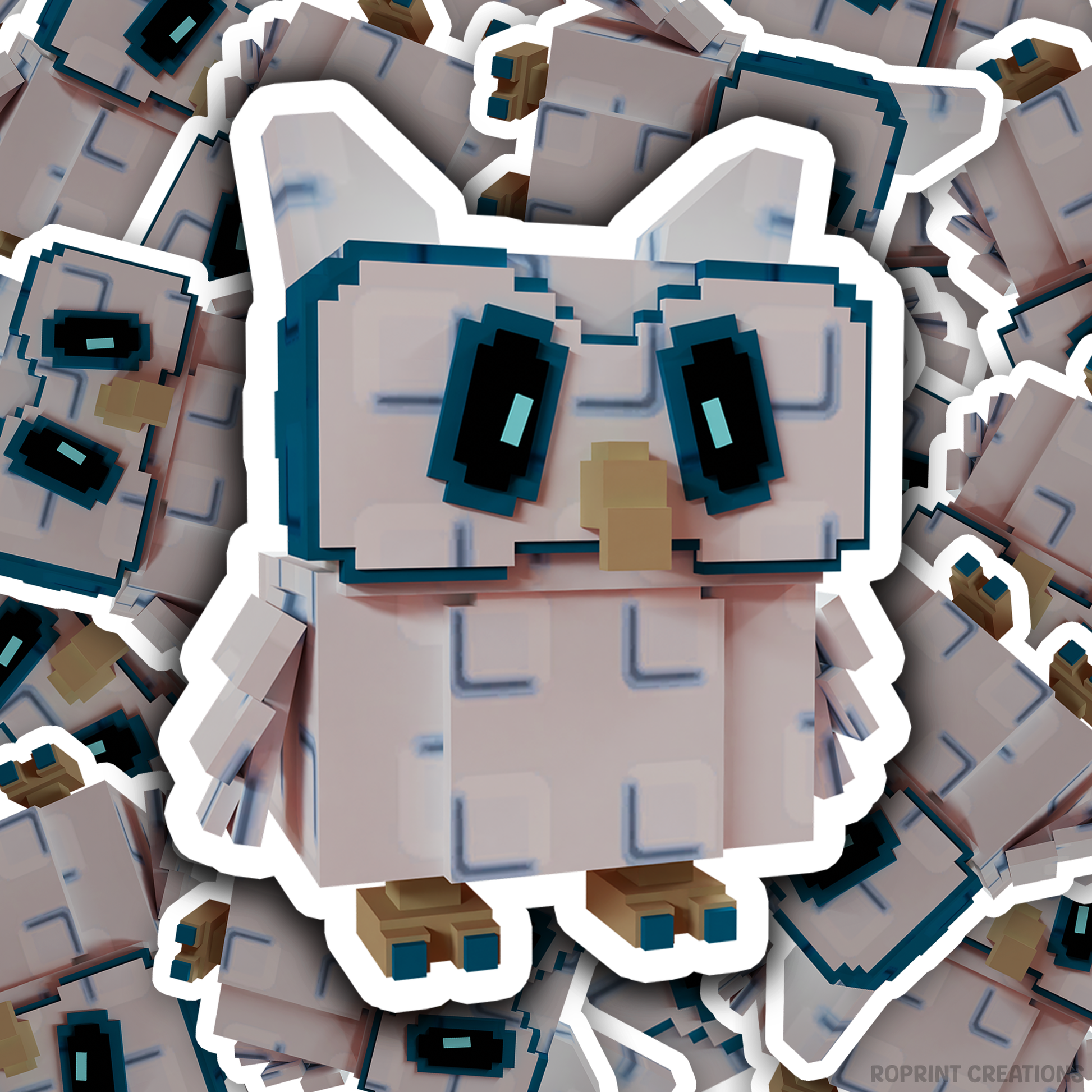 Brighten up your belongings with this adorable Grow A Garden Owl sticker! Perfect for decorating notebooks, laptops, and party favors — the best gift for Roblox Grow A Garden fans.