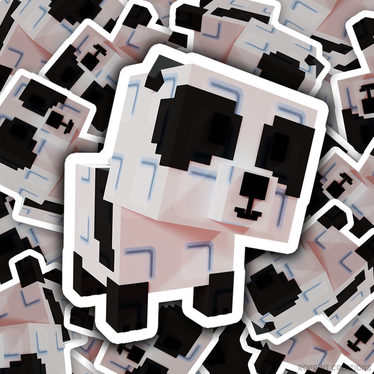 Brighten up your belongings with this adorable Grow A Garden Panda sticker! Perfect for decorating notebooks, laptops, and party favors — the best gift for Roblox Grow A Garden fans.