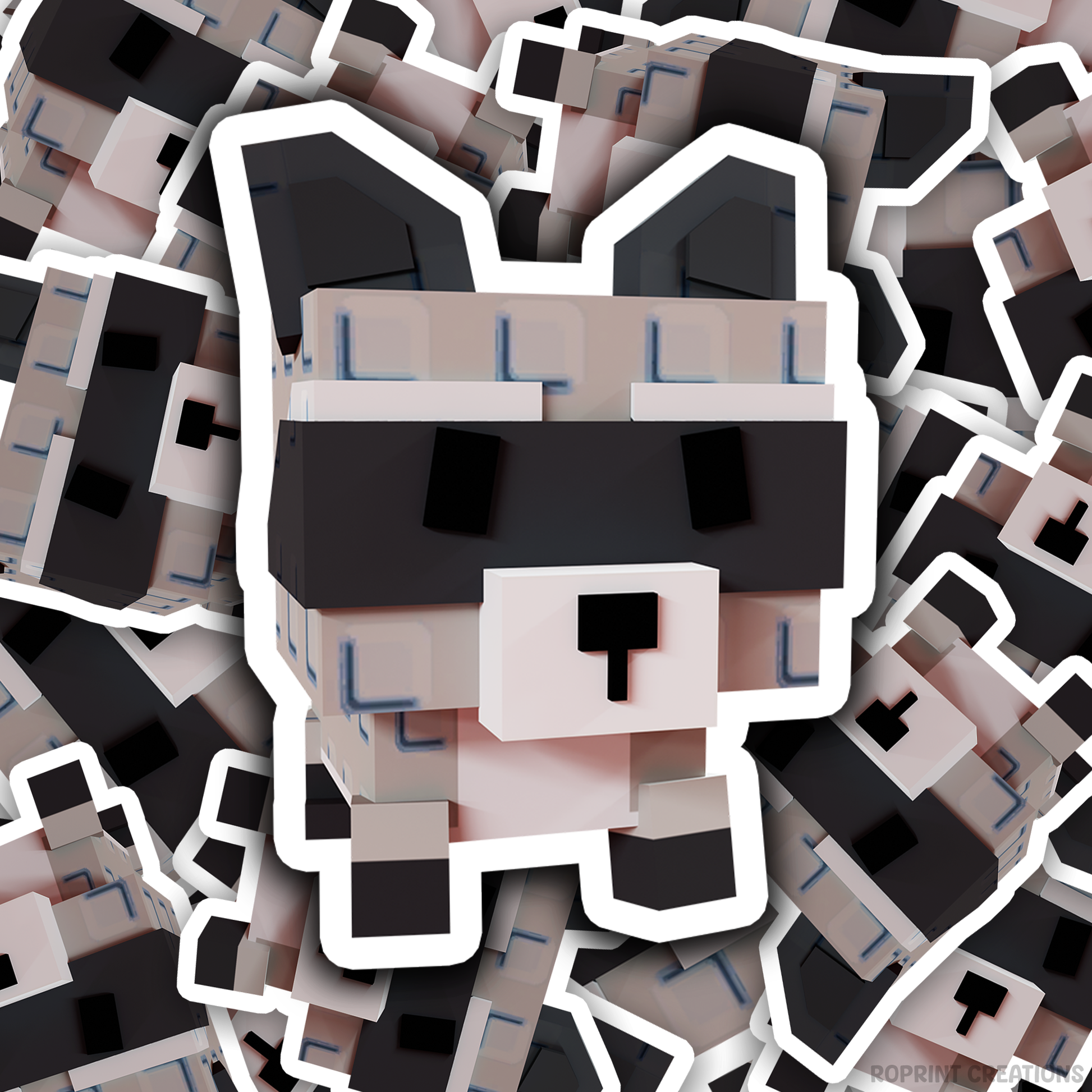 Brighten up your belongings with this adorable Grow A Garden Raccoon sticker! Perfect for decorating notebooks, laptops, and party favors — the best gift for Roblox Grow A Garden fans.