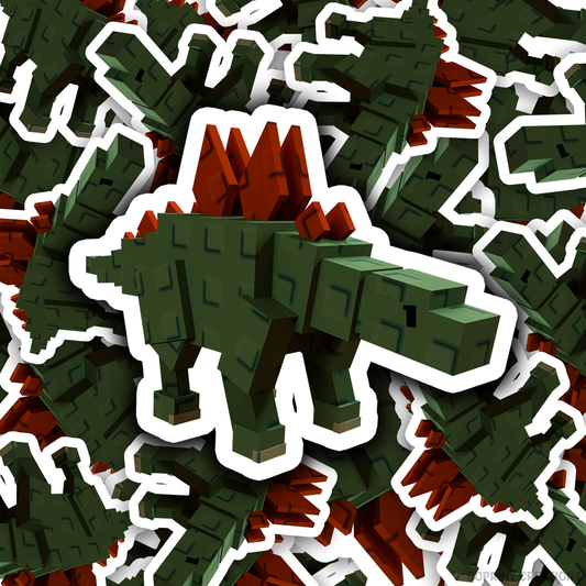 Brighten up your belongings with this adorable Grow A Garden Stegosaurus sticker! Perfect for decorating notebooks, laptops, and party favors — the best gift for Roblox Grow A Garden fans.