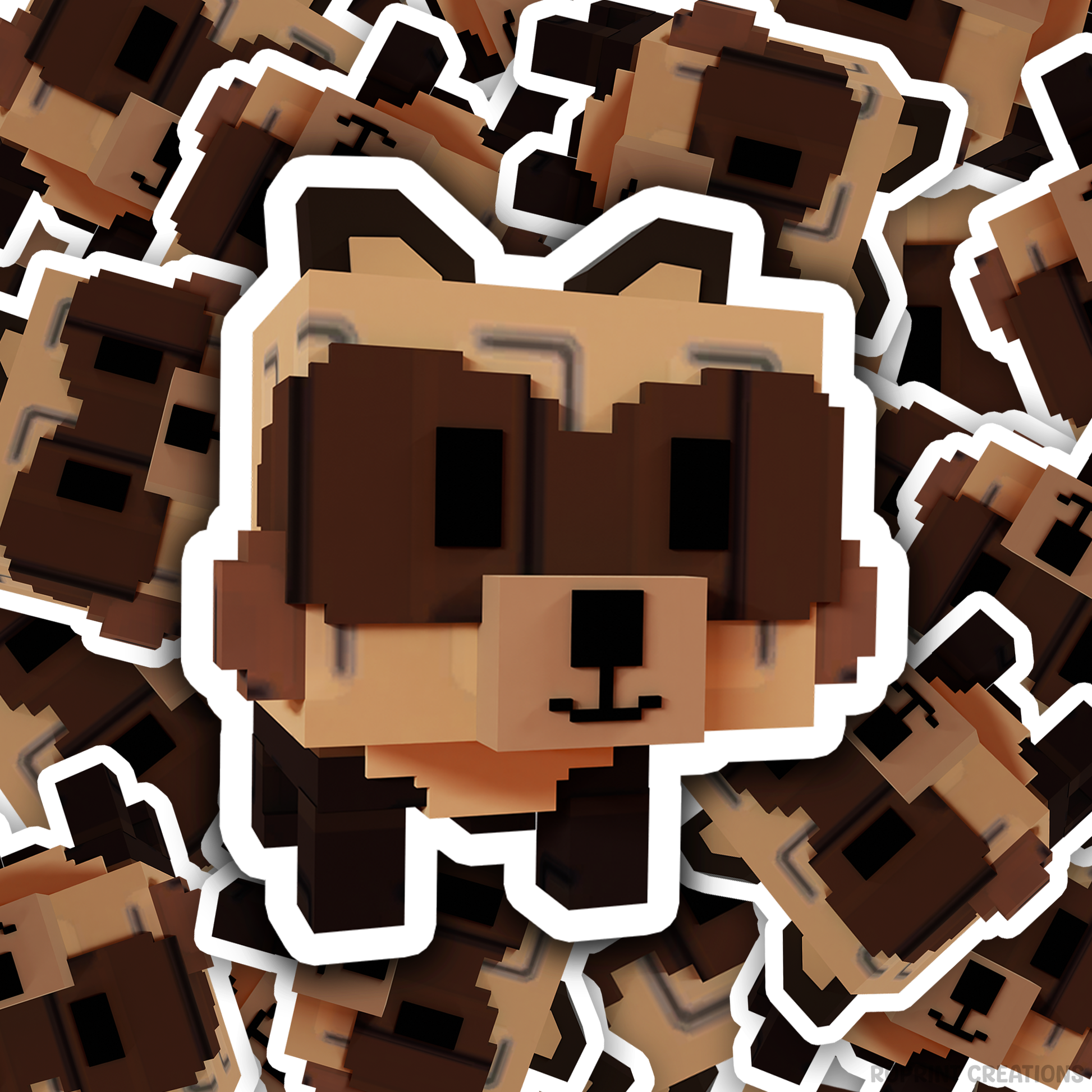 Brighten up your belongings with this adorable Grow A Garden Tanuki sticker! Perfect for decorating notebooks, laptops, and party favors — the best gift for Roblox Grow A Garden fans.