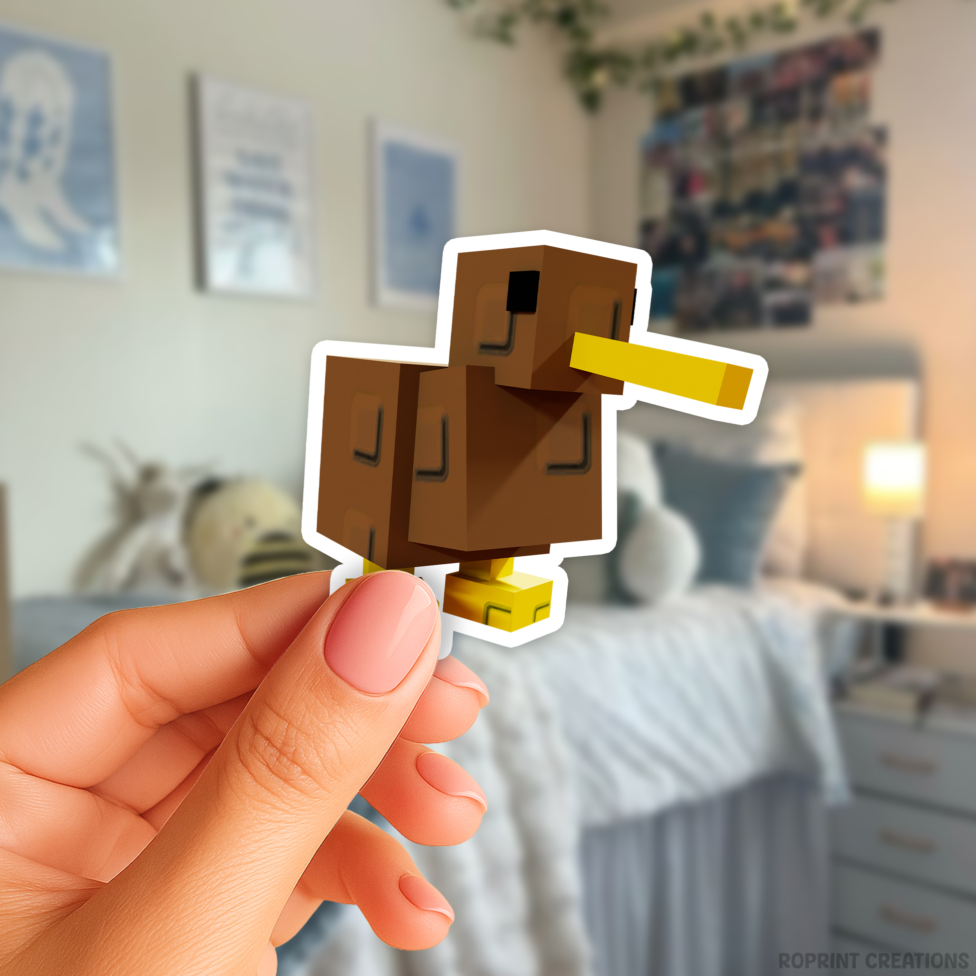 Brighten up your belongings with this adorable Grow A Garden Kiwi sticker! Perfect for decorating notebooks, laptops, and party favors — the best gift for Roblox Grow A Garden fans.