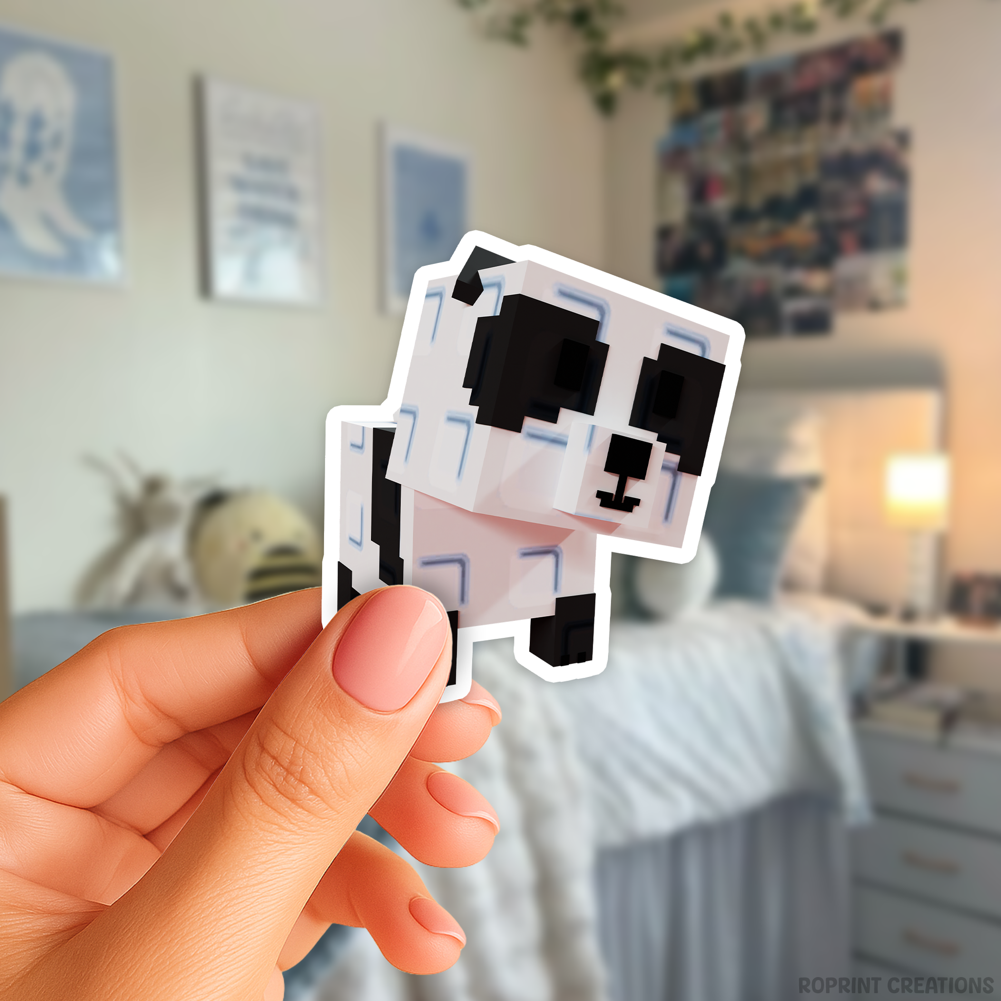 Brighten up your belongings with this adorable Grow A Garden Panda sticker! Perfect for decorating notebooks, laptops, and party favors — the best gift for Roblox Grow A Garden fans.