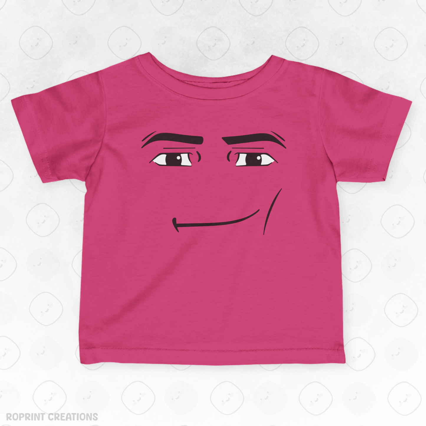 Keep your little one stylish and playful with this adorable Roblox Man Face Meme Infant T-Shirt! Made with soft, gentle fabric, it’s perfect for everyday wear and makes the best gift for Roblox fans.