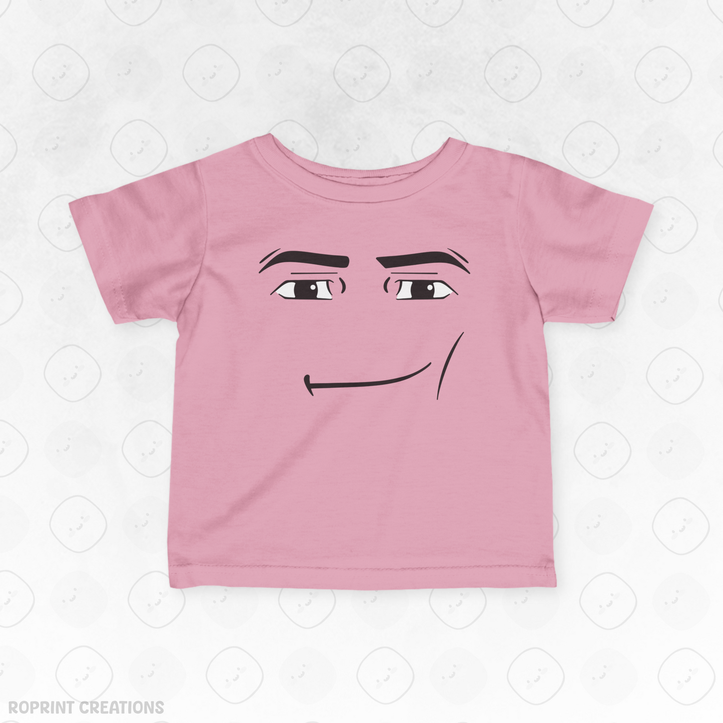 Show off your gamer humor with this Roblox Man Face Meme T-Shirt! Featuring the iconic meme face from Roblox, this shirt is a must-have for fans and gamers who love a good laugh. Perfect for casual wear, gaming sessions, or gifting to a Roblox enthusiast, this tee combines comfort with a playful twist.