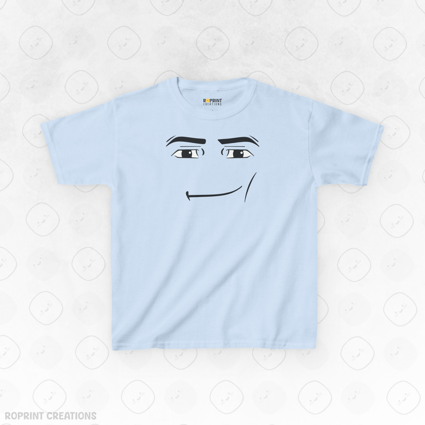 Show off your gamer humor with this Roblox Man Face Meme T-Shirt! Featuring the iconic meme face from Roblox, this shirt is a must-have for fans and gamers who love a good laugh. Perfect for casual wear, gaming sessions, or gifting to a Roblox enthusiast, this tee combines comfort with a playful twist.