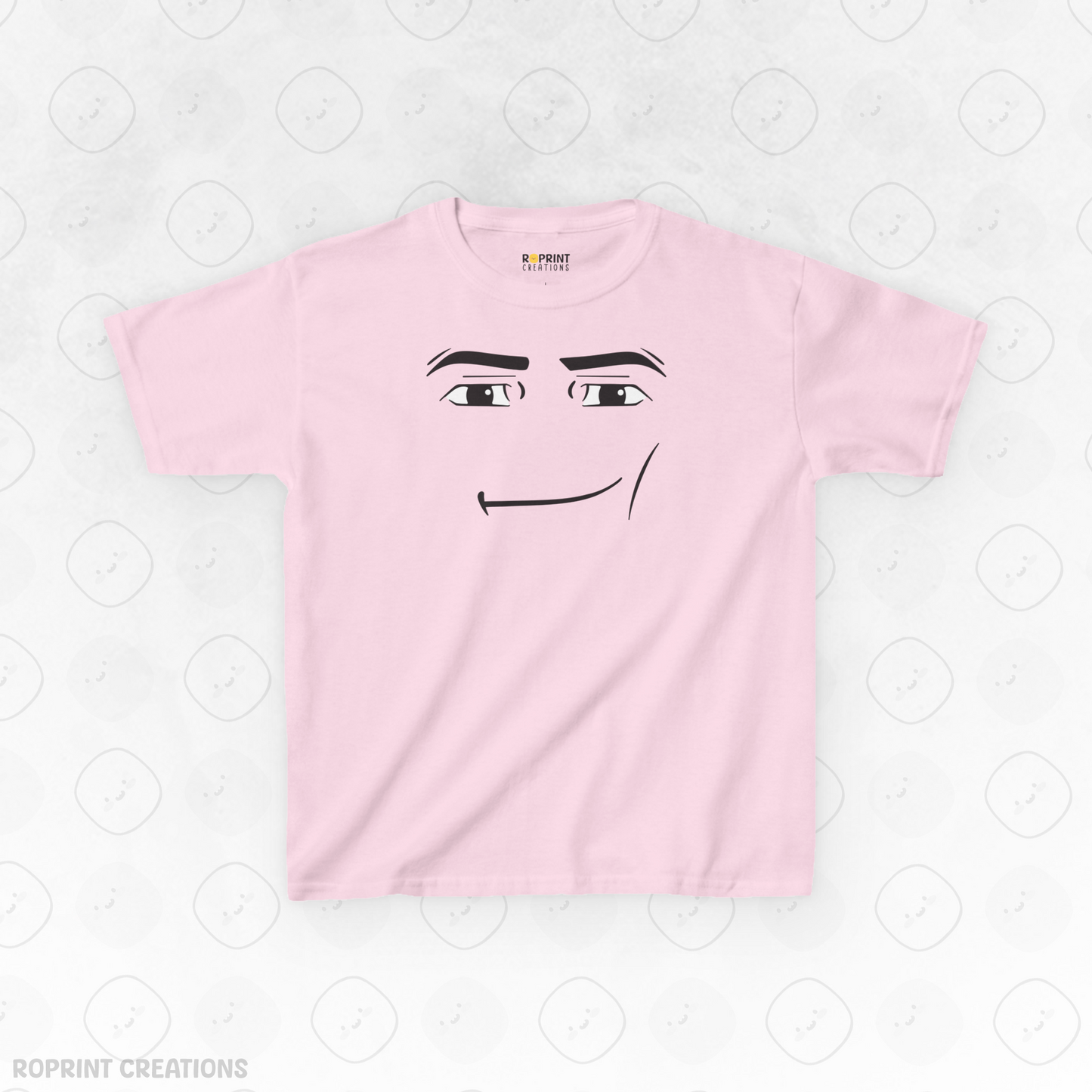 Show off your gamer humor with this Roblox Man Face Meme T-Shirt! Featuring the iconic meme face from Roblox, this shirt is a must-have for fans and gamers who love a good laugh. Perfect for casual wear, gaming sessions, or gifting to a Roblox enthusiast, this tee combines comfort with a playful twist.