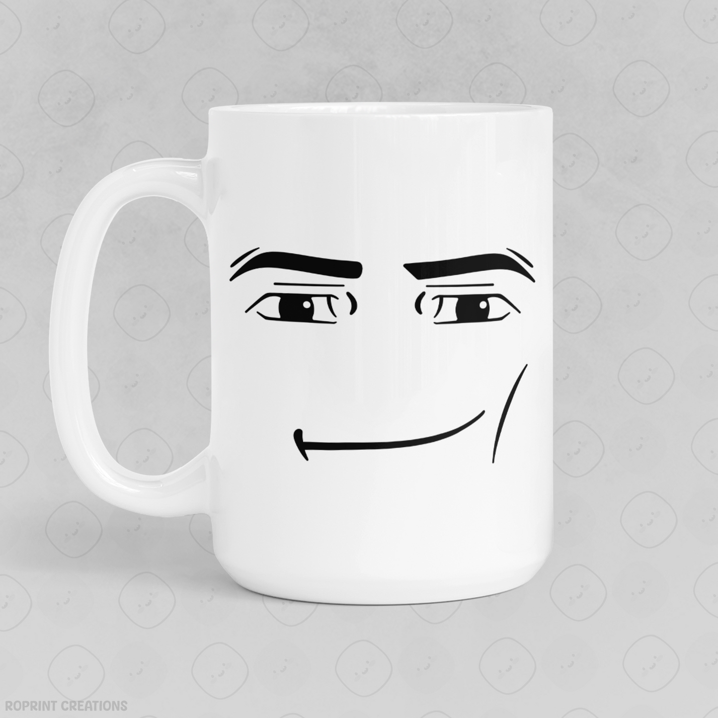 Level up your coffee break with this Roblox Man Face Mug! Featuring the classic man face, it’s the perfect gamer cup for Roblox fans of all ages. Great for hot drinks, gifts, or desk decor.