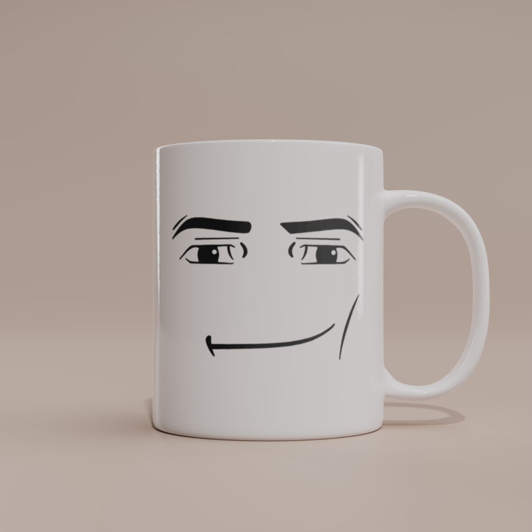 Level up your coffee break with this Roblox Man Face Mug! Featuring the classic man face, it’s the perfect gamer cup for Roblox fans of all ages. Great for hot drinks, gifts, or desk decor.