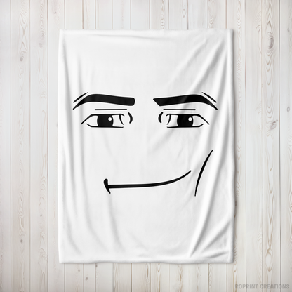 Roblox Man Face Meme Blanket, Roblox Kids Birthday Gift