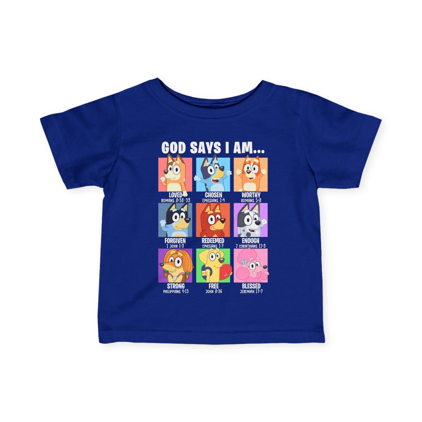 God Says I Am, Bluey - Toddler T-Shirt