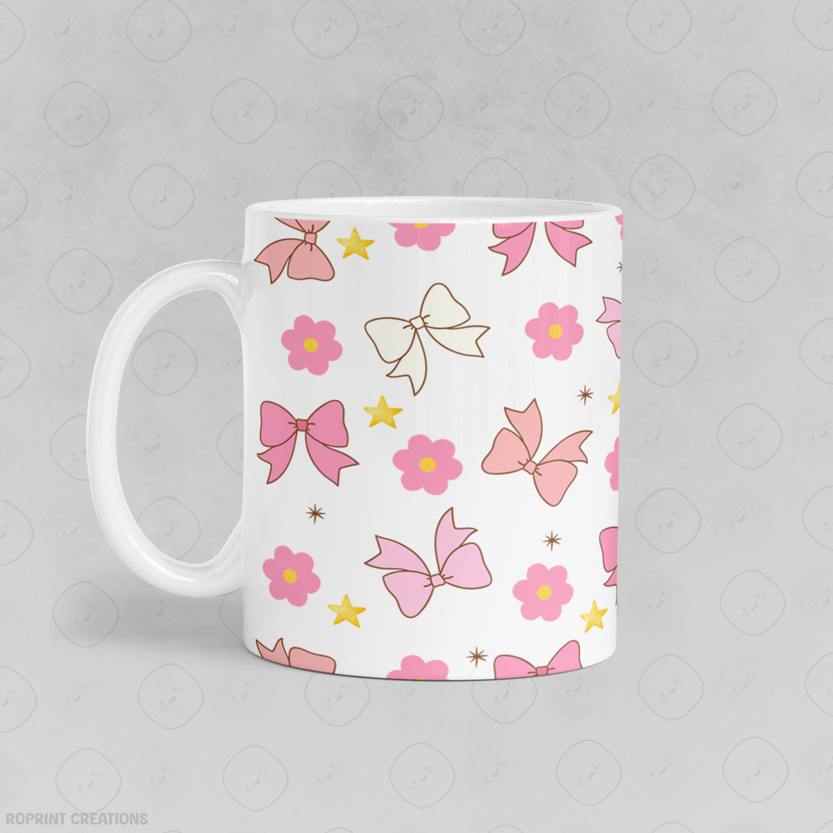 Make every sip feel magical with our Whimsical Coquette Mug! Featuring sweet pink bows, charming flowers, and twinkling yellow stars, this cute coffee mug brings a dreamy, girly touch to any morning routine. Perfect as a gift for kids, tweens, or anyone who loves the coquette aesthetic!