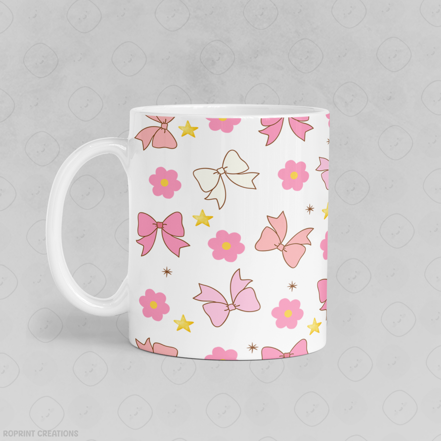 Make every sip feel magical with our Whimsical Coquette Mug! Featuring sweet pink bows, charming flowers, and twinkling yellow stars, this cute coffee mug brings a dreamy, girly touch to any morning routine. Perfect as a gift for kids, tweens, or anyone who loves the coquette aesthetic!