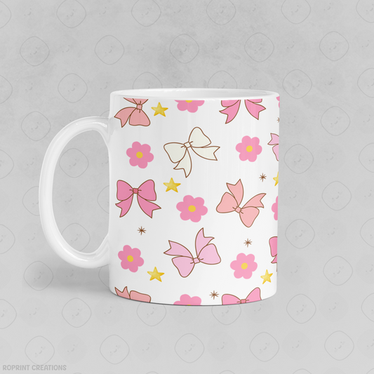 Make every sip feel magical with our Whimsical Coquette Mug! Featuring sweet pink bows, charming flowers, and twinkling yellow stars, this cute coffee mug brings a dreamy, girly touch to any morning routine. Perfect as a gift for kids, tweens, or anyone who loves the coquette aesthetic!