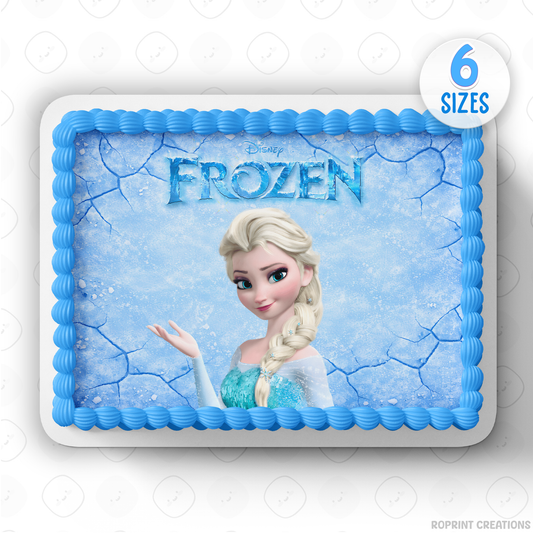 Make your celebration magical with this Frozen birthday cake topper! Easily edit and print to create a beautiful centerpiece for your child’s birthday cake. ❄️🎂