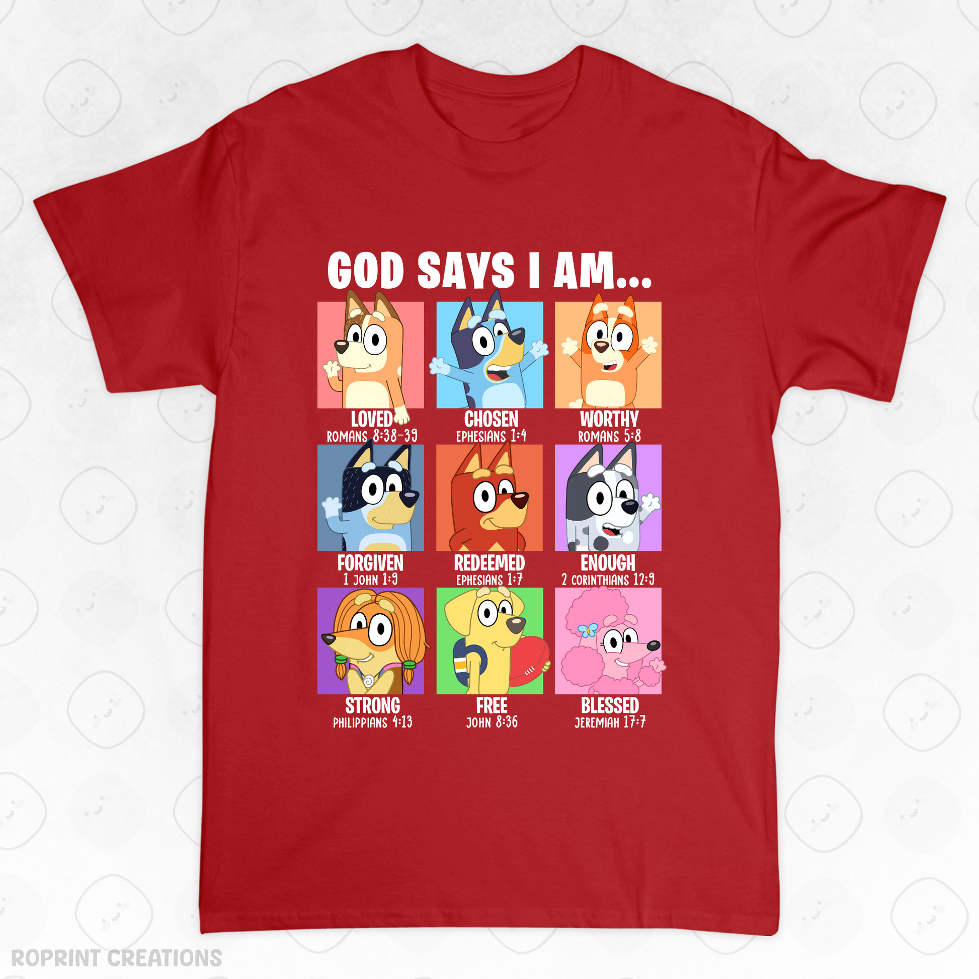 Show your love for Bluey with this fun God Says I Am Bluey Adult T-Shirt! Made from soft, comfortable fabric, it’s perfect for everyday wear and makes the best gift for Bluey fans.