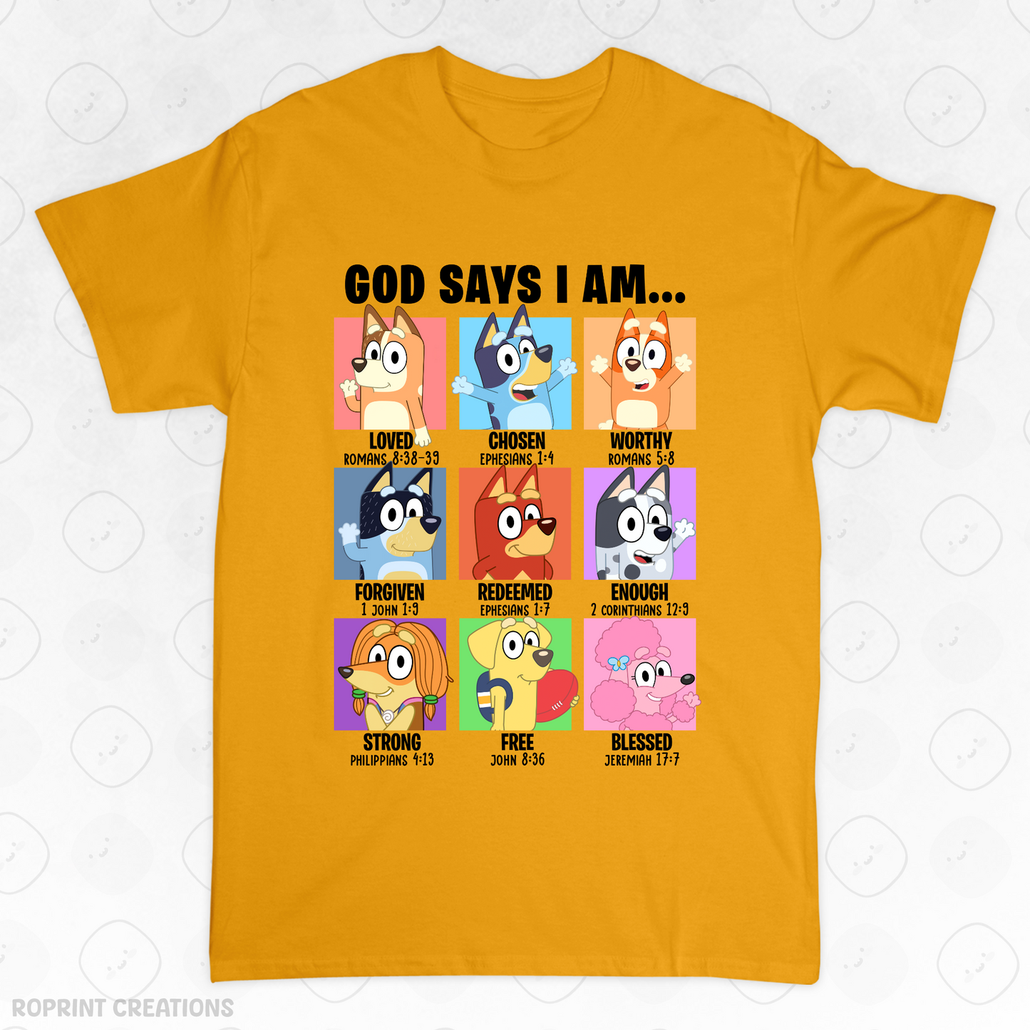 Show your love for Bluey with this fun God Says I Am Bluey Adult T-Shirt! Made from soft, comfortable fabric, it’s perfect for everyday wear and makes the best gift for Bluey fans.