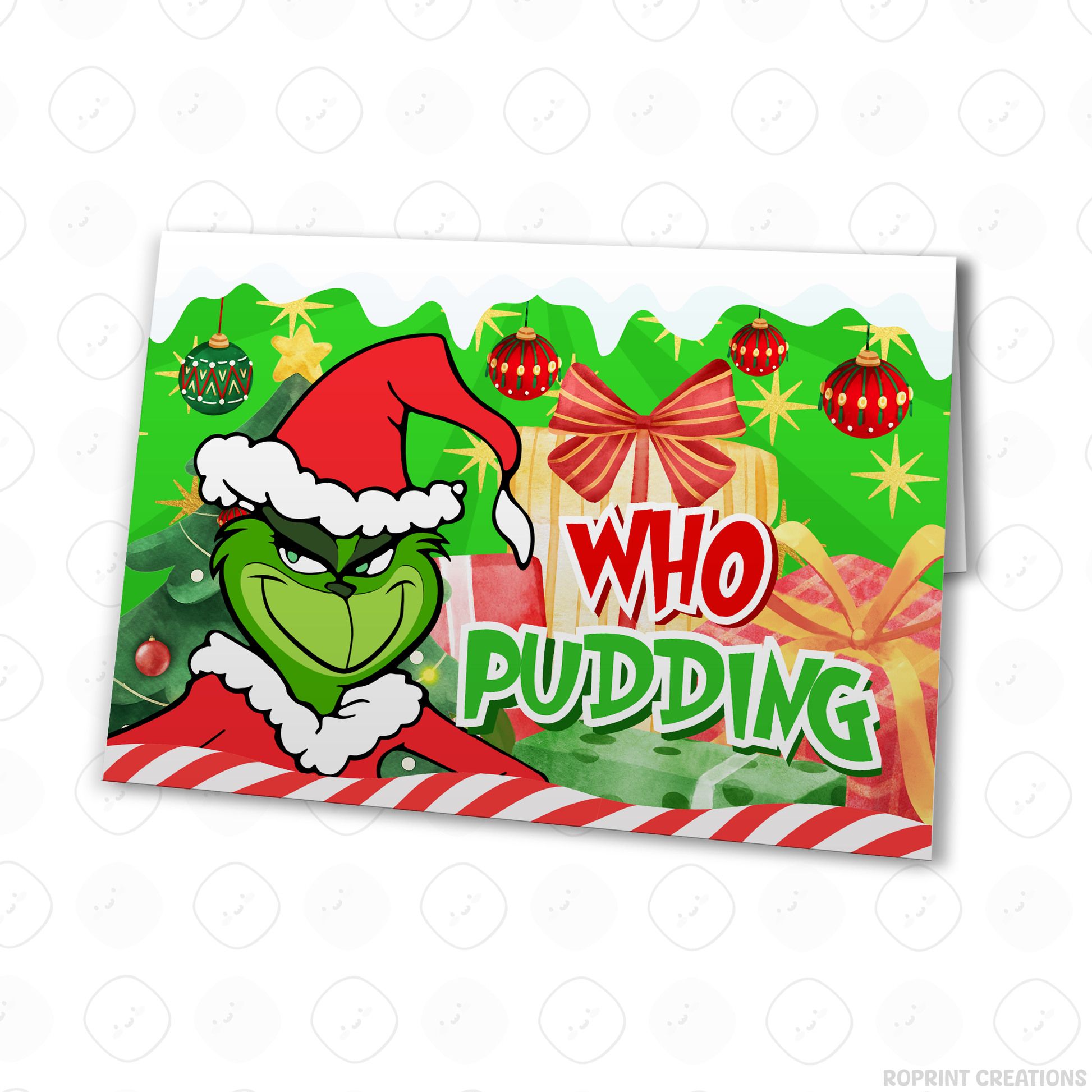 Add festive Grinchmas magic to your holiday celebration with this editable Christmas Party Favor Collection! Customize each design in Canva, then print at home or with a professional service for a fun and whimsical holiday party experience.