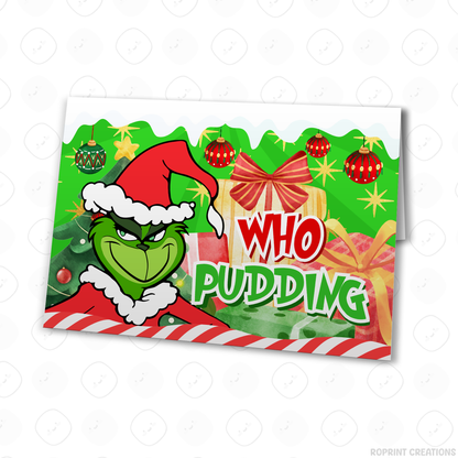 Add festive Grinchmas magic to your holiday celebration with this editable Christmas Party Favor Collection! Customize each design in Canva, then print at home or with a professional service for a fun and whimsical holiday party experience.