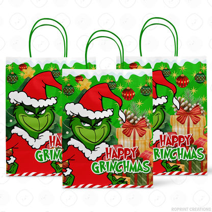 Add festive Grinchmas magic to your holiday celebration with this editable Christmas Party Favor Collection! Customize each design in Canva, then print at home or with a professional service for a fun and whimsical holiday party experience.