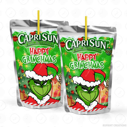 Add festive Grinchmas magic to your holiday celebration with this editable Christmas Party Favor Collection! Customize each design in Canva, then print at home or with a professional service for a fun and whimsical holiday party experience.