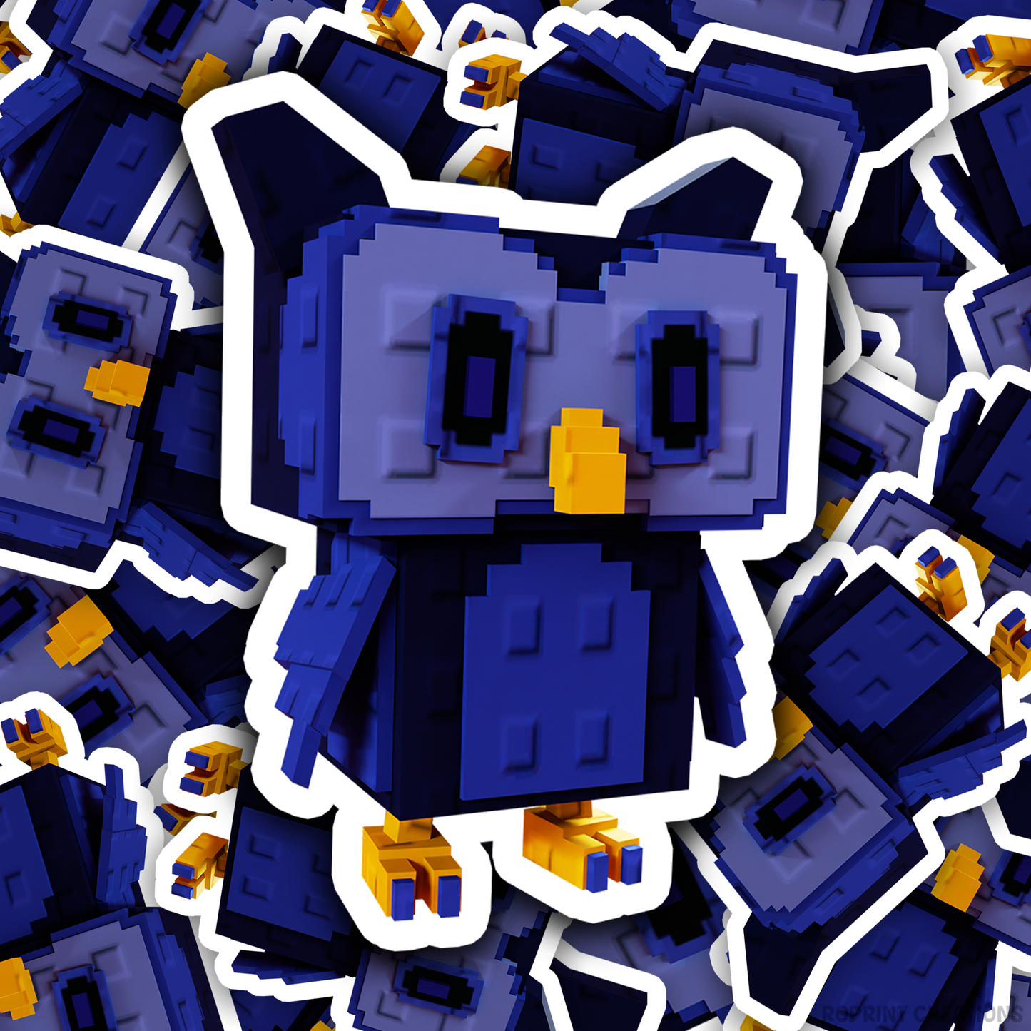 Brighten up your belongings with this adorable Grow A Garden Night Owl sticker! Perfect for decorating notebooks, laptops, and party favors — the best gift for Roblox Grow A Garden fans.