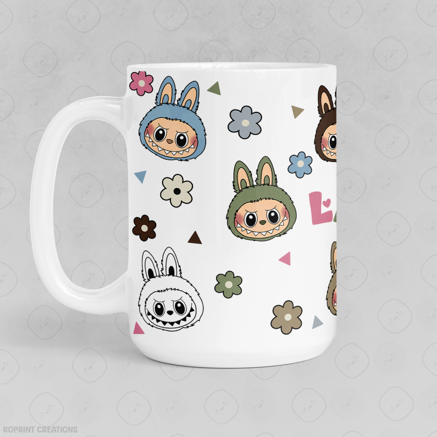 Labubu Mug - Cute Monsters Labubu Coffee Mug Gift for POP MART Fans! This Labubu Mug features an adorable design inspired by The Monsters series from POP MART. Perfect for collectors and fans alike, this cute and quirky coffee cup brings a splash of character to your morning routine. Whether you're a toy lover, Labubu fan, or just into fun mugs, this makes the perfect gift or collectible for your shelf.
