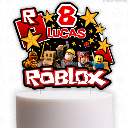 Level up your celebration with this Roblox Birthday Party Collection! Choose from editable party favors and decor, personalize in Canva, then print at home or use professionally for a gamer-themed birthday experience.