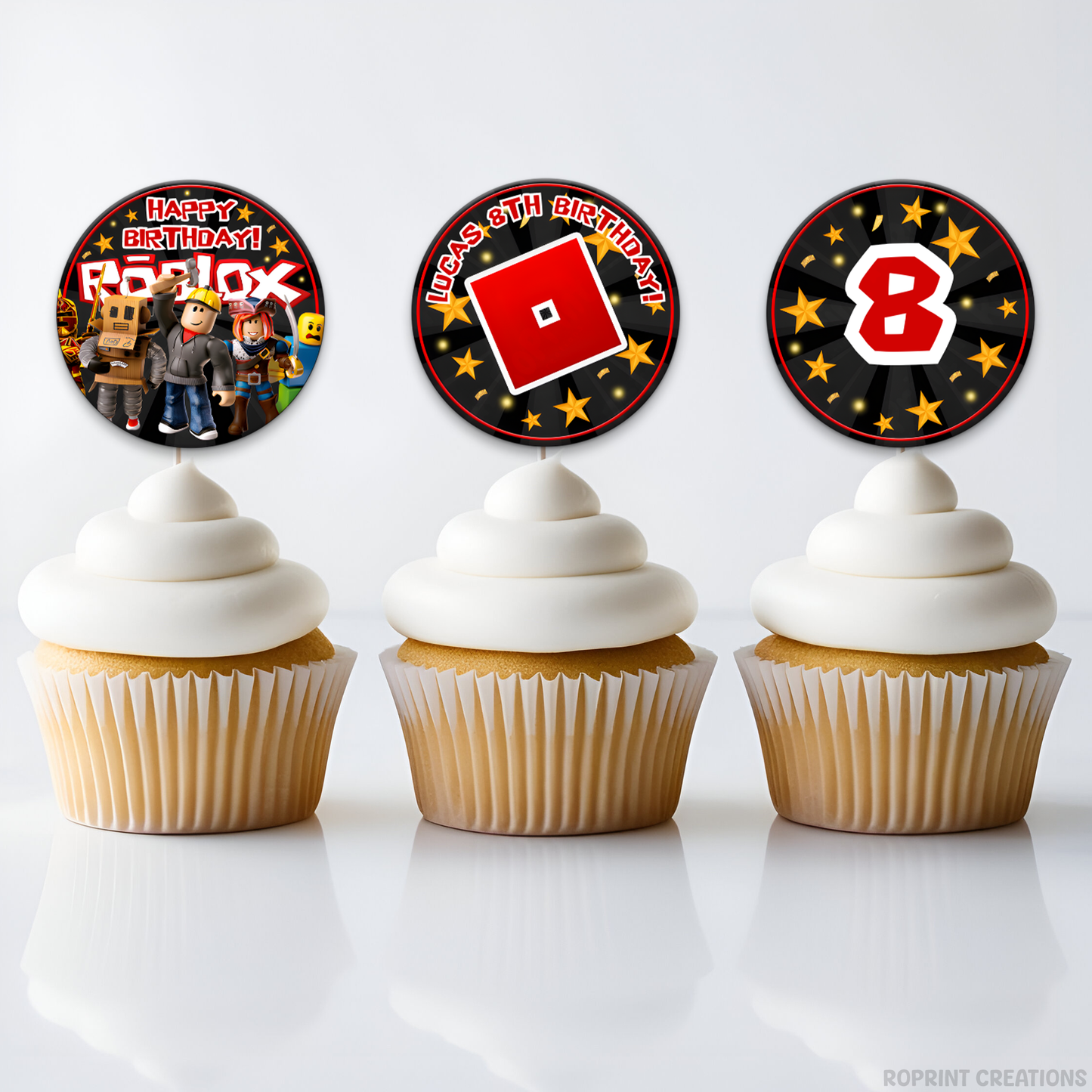 Level up your celebration with this Roblox Birthday Party Collection! Choose from editable party favors and decor, personalize in Canva, then print at home or use professionally for a gamer-themed birthday experience.