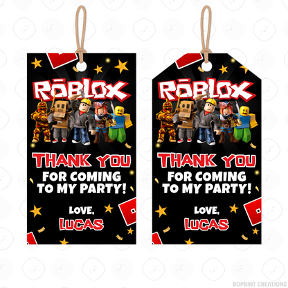 Level up your celebration with this Roblox Birthday Party Collection! Choose from editable party favors and decor, personalize in Canva, then print at home or use professionally for a gamer-themed birthday experience.