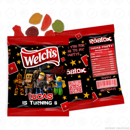 Level up your celebration with this Roblox Birthday Party Collection! Choose from editable party favors and decor, personalize in Canva, then print at home or use professionally for a gamer-themed birthday experience.