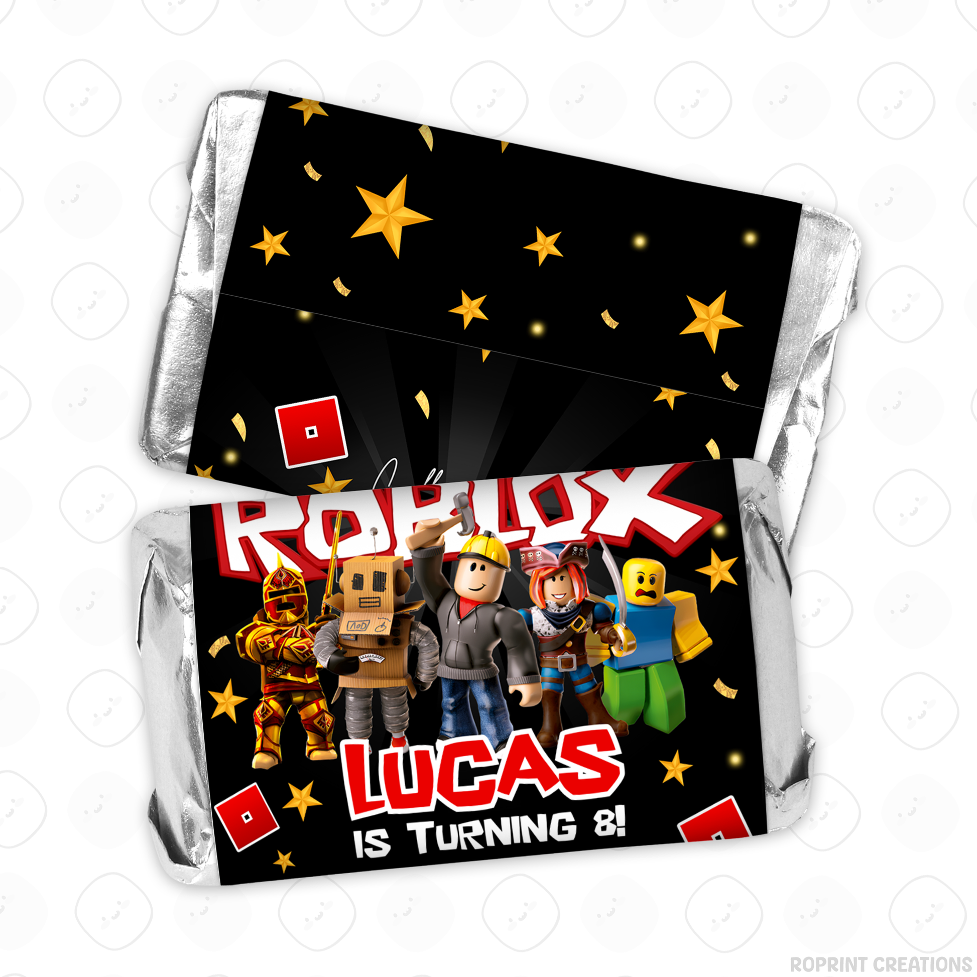 Level up your celebration with this Roblox Birthday Party Collection! Choose from editable party favors and decor, personalize in Canva, then print at home or use professionally for a gamer-themed birthday experience.