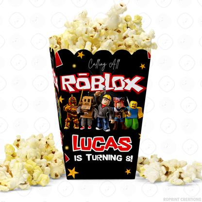 Level up your celebration with this Roblox Birthday Party Collection! Choose from editable party favors and decor, personalize in Canva, then print at home or use professionally for a gamer-themed birthday experience.