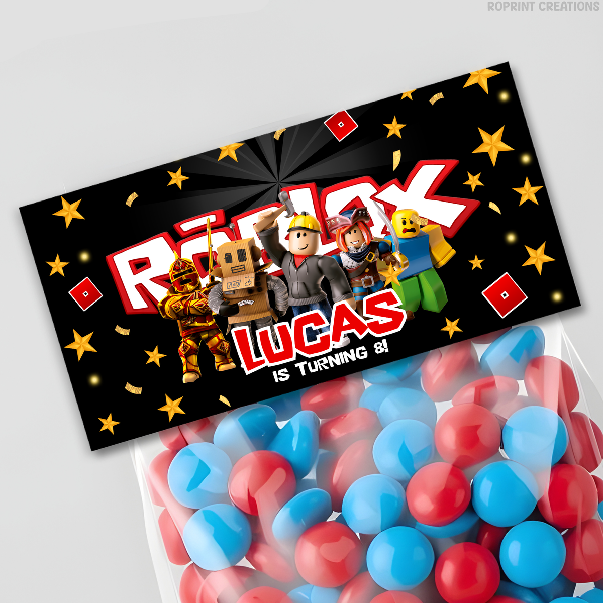 Level up your celebration with this Roblox Birthday Party Collection! Choose from editable party favors and decor, personalize in Canva, then print at home or use professionally for a gamer-themed birthday experience.