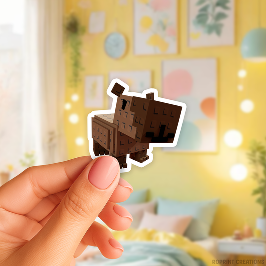 Brighten up your belongings with this adorable Grow A Garden Capybara sticker! Perfect for decorating notebooks, laptops, and party favors — the best gift for Roblox Grow A Garden fans.