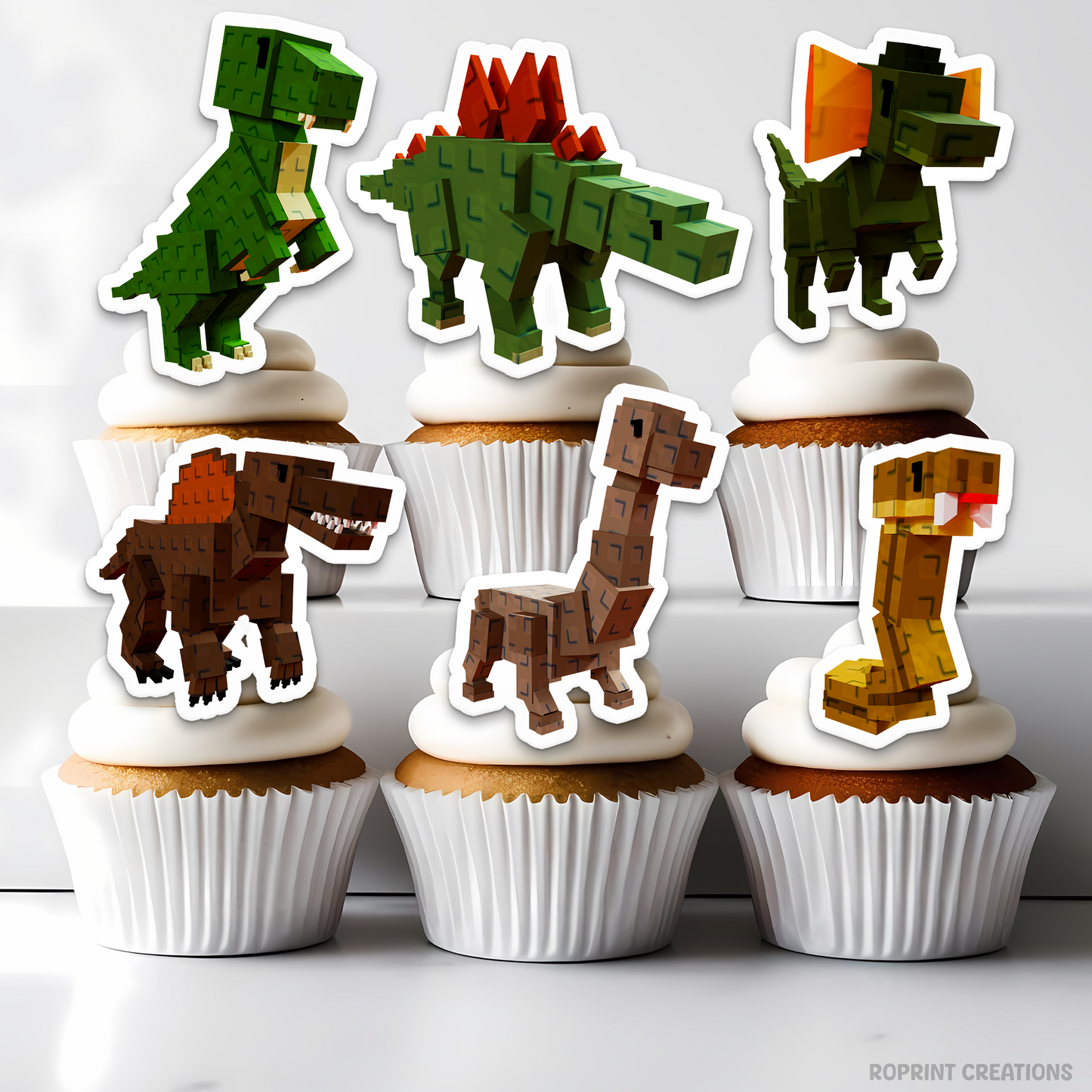 Bring the fun of Roblox Grow a Garden to your party treats! These printable cupcake toppers can be printed on cardstock, edible paper, or even made into stickers—just download, print, and decorate.