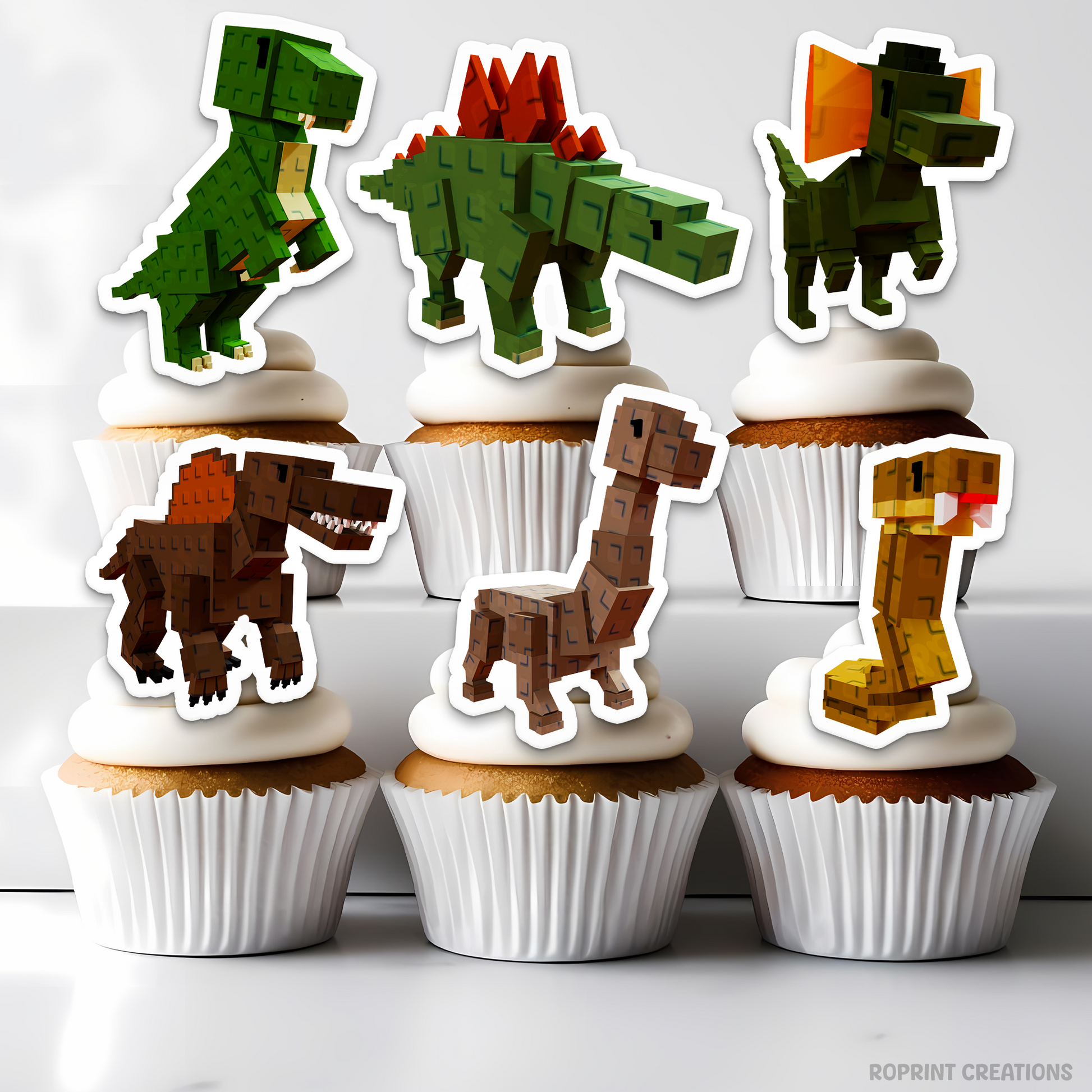 Bring the fun of Roblox Grow a Garden to your party treats! These printable cupcake toppers can be printed on cardstock, edible paper, or even made into stickers—just download, print, and decorate.