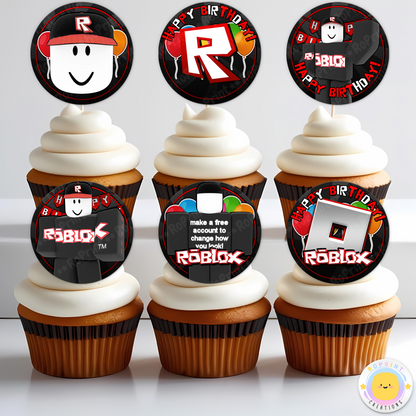 Roblox Guest Cupcake Toppers - Roblox Birthday Cupcake Toppers
Add a fun touch to your celebration with these Roblox Guest Cupcake Toppers! Instantly download, print, and assemble for a unique party decoration. These toppers can also be printed on edible paper or sticker paper to create fun stickers. Digital file only.