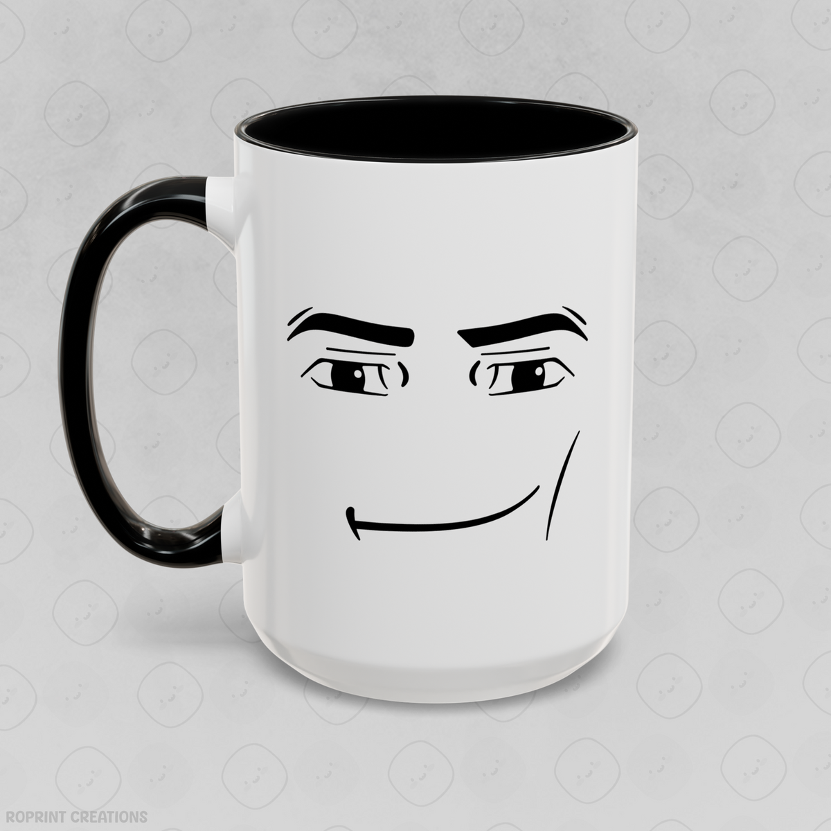 Roblox Man Face Meme Accent Mug - Funny Gift for Gamers