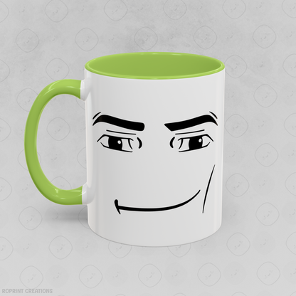 Roblox Man Face Meme Accent Mug - Funny Gift for Gamers