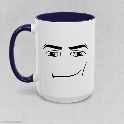 Roblox Man Face Meme Accent Mug - Funny Gift for Gamers